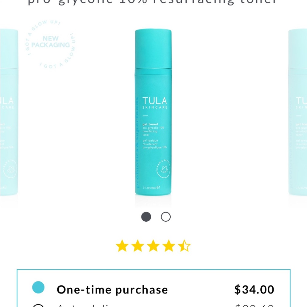 Tula Get Toned Resurfacing Toner